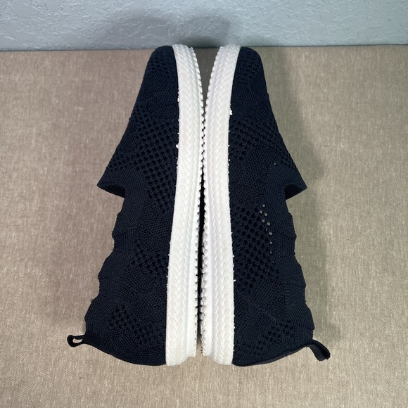 Tommy Bahama Slip-On Sneakers Women's 7.5 Blue Lace Mesh Memory Foam Nautical - Picture 6 of 10